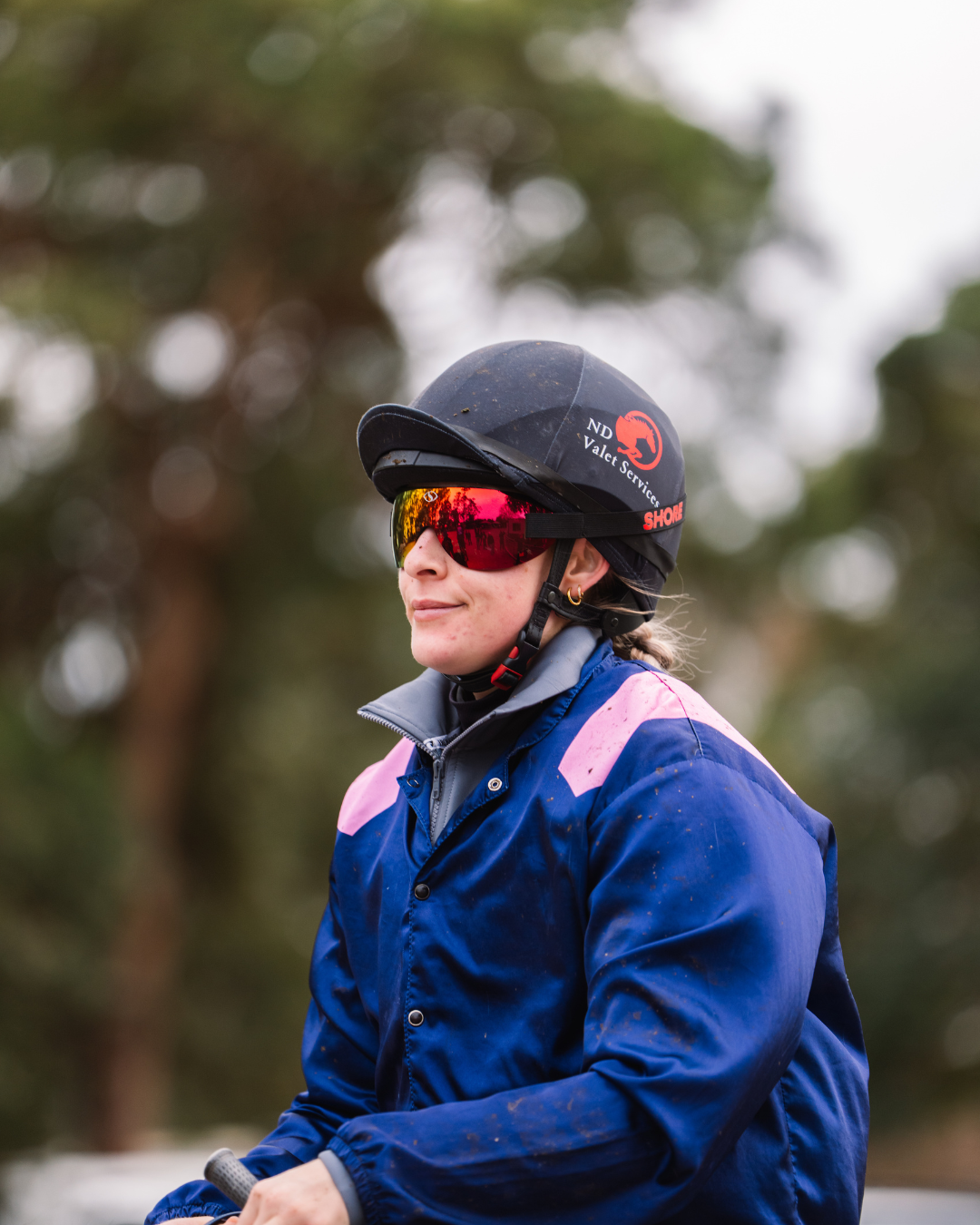 Small Red Mirror Goggle
