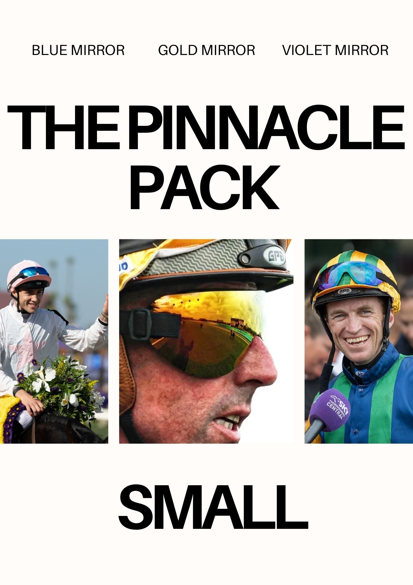 The Pinnacle Pack - SMALL - Blue Mirror, Violet Mirror , Gold Mirror