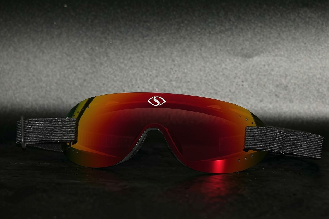 Small Red Mirror Goggle