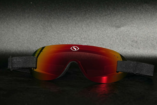 Large Red Mirror Goggle