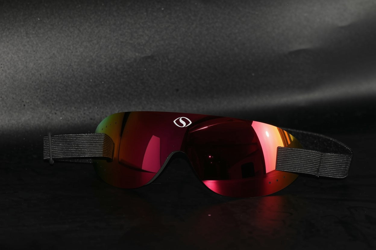 Small Red Mirror Goggle