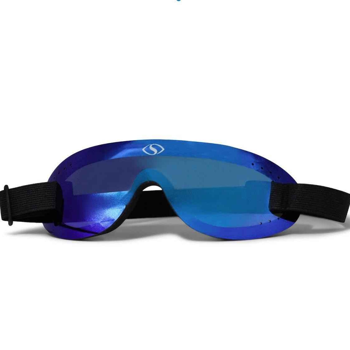 Premium Colours - SMALL - 3 Pack Blue Mirror, Violet Mirror, Smoke Silver Mirror Goggles